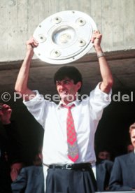 17.05.1992 VfB Stuttgart Meisterschaft Empfang im Stadion