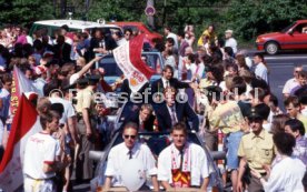 17.05.1992 VfB Stuttgart Meisterschaft Autokorso