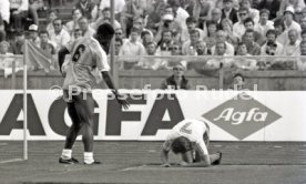 DFB-Pokal Finale 1987 Hamburger SV - Stuttgarter Kickers