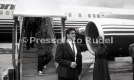15.09.92 Ankunft Leeds United Flughafen Stuttgart