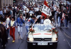 26.05.1984 VfB Stuttgart Meisterschaft 1984 Autokorso Bad Cannstatt