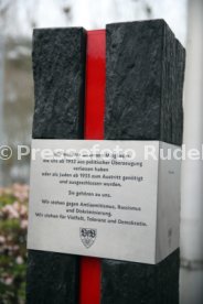 VfB Stuttgart Einweihung Gedenk-Stele
