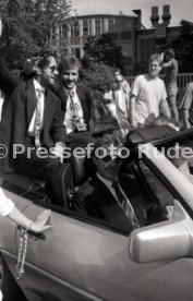 17.05.1992 VfB Stuttgart Meisterschaft Autokorso