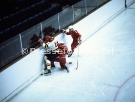 Olympia 1976 Eishockey Polen - BR Deutschland