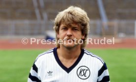 30.07.90 Karlsruher SC Fototermin Saison 1990/1991