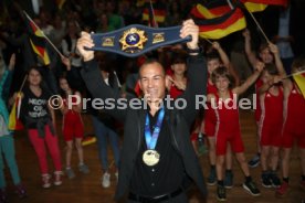 Empfang Ringer Weltmeister Frank St&auml;bler TSV Musberg