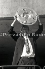 17.05.1992 VfB Stuttgart Meisterschaft Empfang im Stadion