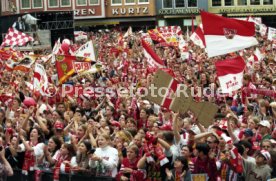 15.06.97 VfB Stuttgart Empfang am Rathaus DFB-Pokal Sieg 1997