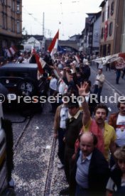 26.05.1984 VfB Stuttgart Meisterschaft 1984 Autokorso Bad Cannstatt