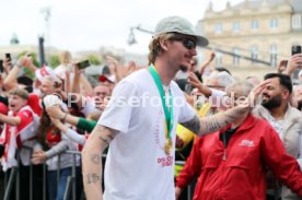 25.05.25 VfB Stuttgart Feier und Autokorso DFB-Pokal Sieg Stuttgart Schlossplatz