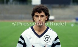 30.07.90 Karlsruher SC Fototermin Saison 1990/1991