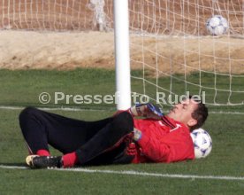 VfB Stuttgart Trainingslager Portugal 2000 Franz Wohlfahrt Foto Rudel