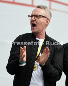 25.05.25 VfB Stuttgart Feier und Autokorso DFB-Pokal Sieg Stuttgart Schlossplatz