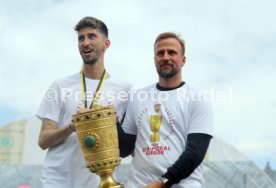 25.05.25 VfB Stuttgart Feier und Autokorso DFB-Pokal Sieg Stuttgart Schlossplatz