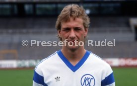 28.06.88 Karlsruher SC Fototermin Saison 1988/1989