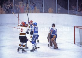 Olympia 1976 Eishockey Finnland - BR Deutschland