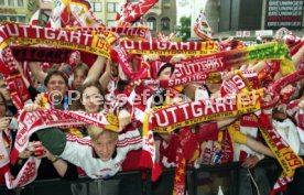 15.06.97 VfB Stuttgart Empfang am Rathaus DFB-Pokal Sieg 1997