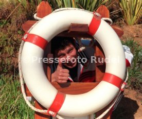 VfB Stuttgart Trainingslager Portugal Krassimir Balakov Foto Rudel