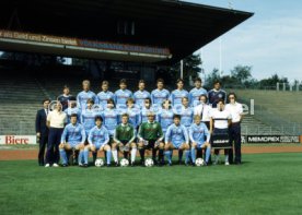 13.07.84 Karlsruher SC Fototermin 1984/1985