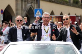 25.05.25 VfB Stuttgart Feier und Autokorso DFB-Pokal Sieg Stuttgart Schlossplatz