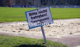 Stuttgarter Kickers ADM Sportpark gesperrt Corona Virus