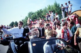 17.05.1992 VfB Stuttgart Meisterschaft Autokorso