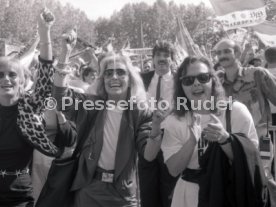 17.05.1992 VfB Stuttgart Meisterschaft Empfang im Stadion