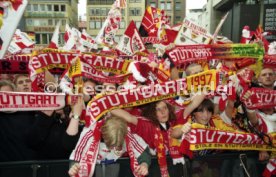 15.06.97 VfB Stuttgart Empfang am Rathaus DFB-Pokal Sieg 1997