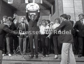 26.05.1984 VfB Stuttgart Meisterschaft 1984 Empfang Rathaus