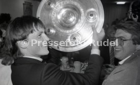 26.05.1984 VfB Stuttgart Meisterschaft 1984 Empfang Rathaus