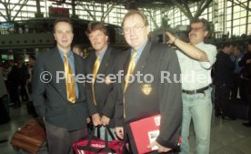 13.06.97 VfB Stuttgart Abflug Berlin DFB-Pokal Finale 1997