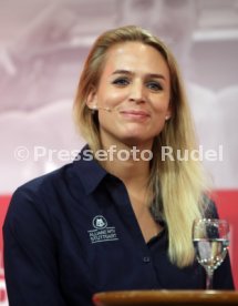 Pressekonferenz Er&ouml;ffnung VfB Stuttgart Akademie
