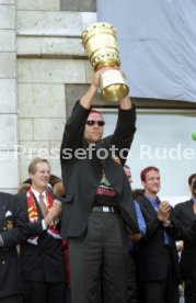 15.06.97 VfB Stuttgart Empfang am Rathaus DFB-Pokal Sieg 1997