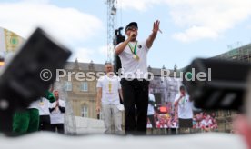 25.05.25 VfB Stuttgart Feier und Autokorso DFB-Pokal Sieg Stuttgart Schlossplatz