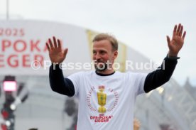 25.05.25 VfB Stuttgart Feier und Autokorso DFB-Pokal Sieg Stuttgart Schlossplatz