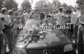 17.05.1992 VfB Stuttgart Meisterschaft Autokorso