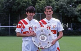10.07.1992 VfB Stuttgart Fototermin Meisterschaft