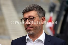 03.06.22 VfB Stuttgart Baggerbiss Umbau Mercedes-Benz Arena Haupttribüne