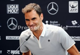 Tennis MercedesCup Stuttgart 2017 PK Roger Federe