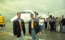 13.06.97 VfB Stuttgart Abflug Berlin DFB-Pokal Finale 1997