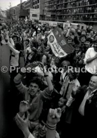 26.05.1984 VfB Stuttgart Meisterschaft 1984 Autokorso Bad Cannstatt
