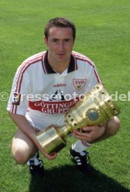 15.07.97 VfB Stuttgart Fototermin DFB-Pokal Sieger 1997