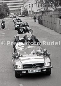 26.05.1984 VfB Stuttgart Meisterschaft 1984 Autokorso Bad Cannstatt