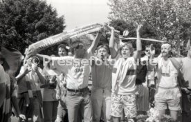 17.05.1992 VfB Stuttgart Meisterschaft Autokorso