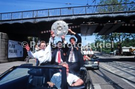 17.05.1992 VfB Stuttgart Meisterschaft Autokorso