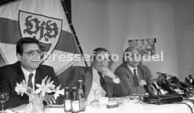 16.01.90 VfB Stuttgart PK Vorstellung Manager Hoene&szlig;