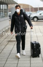 23.01.22 VfB Stuttgart Abflug Trainingslager Marbella