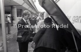 15.09.92 Ankunft Leeds United Flughafen Stuttgart