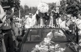 17.05.1992 VfB Stuttgart Meisterschaft Autokorso
