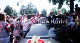 17.05.1992 VfB Stuttgart Meisterschaft Autokorso